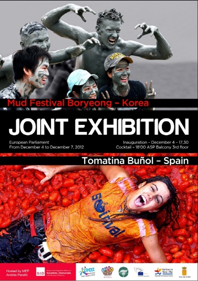 보령머드축제, 스페인 토마토축제와 함께 EU의회 홍보