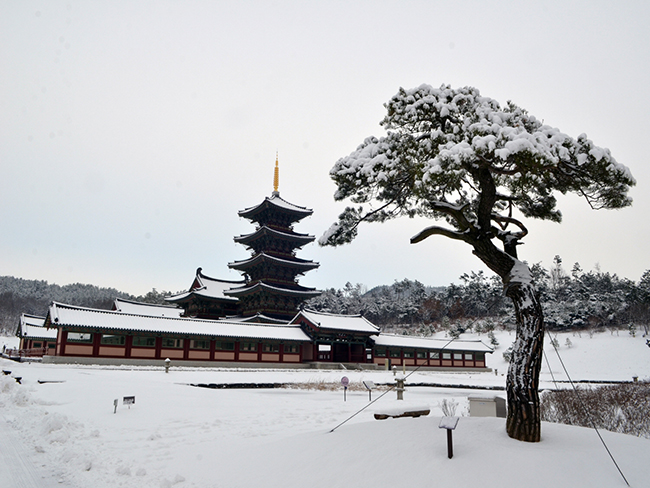 Snowscape of Baekje Cultural Land