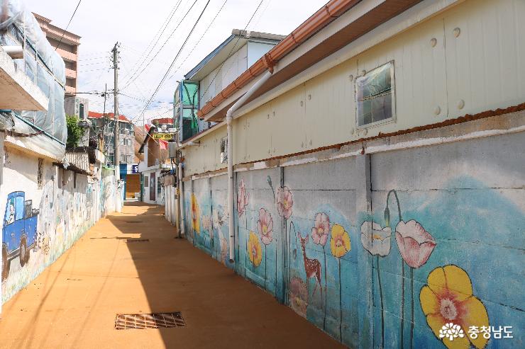 천안  미나릿길 골목 벽화마을과 남산중앙시장 사진