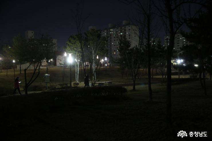 천안 쌍용공원 야밤 산책