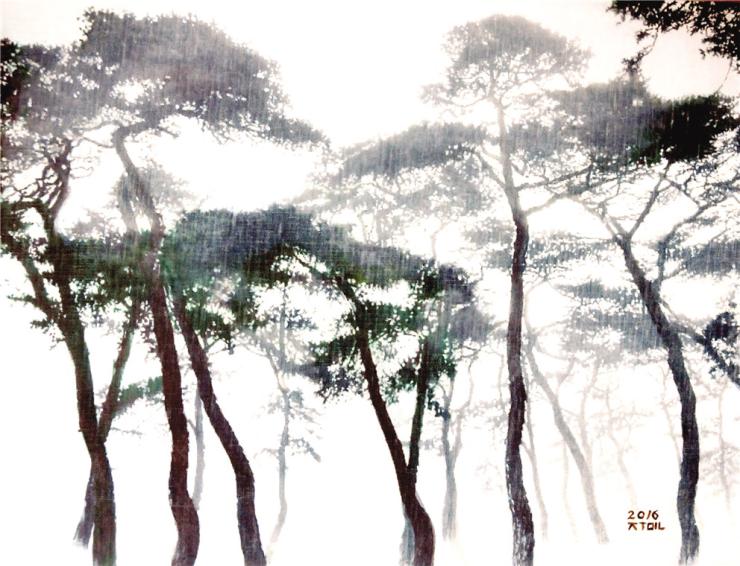 작품명 : 소나무 2016-Ⅵ