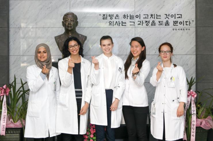 세계 의학도들 한국의술 배우러 천안 오다