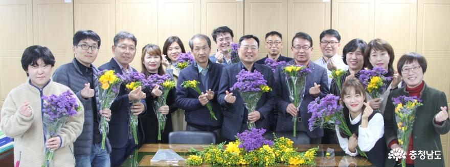 부여군 농업기술센터, 꽃 소비 촉진 운동 전개