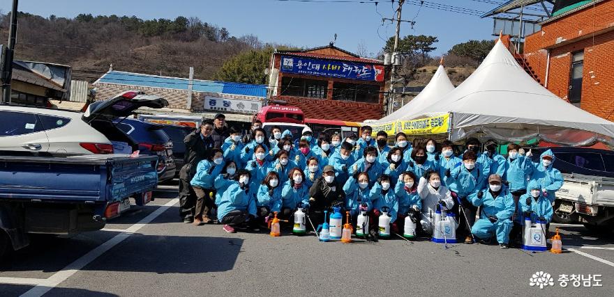 부여군 노인맞춤돌봄수행기관, 코로나19 방역봉사활동