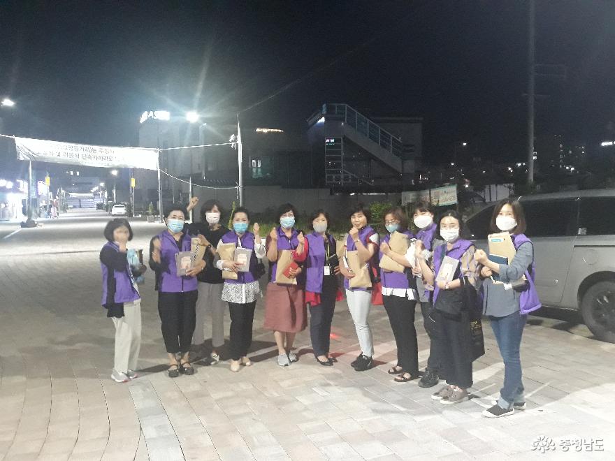 아산시 여성친화도시 시민참여단, 양성평등거리 야간 모니터링