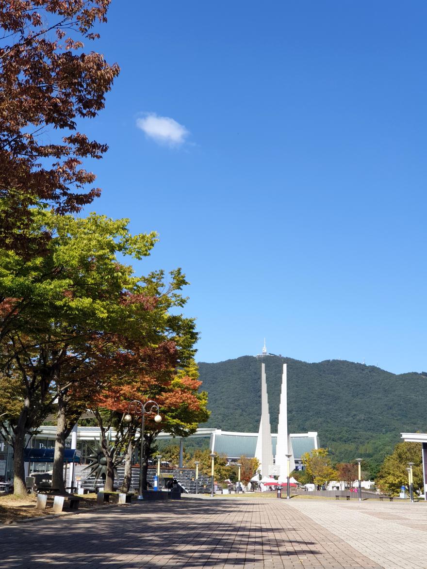 천안 독립기념관 가을 풍경