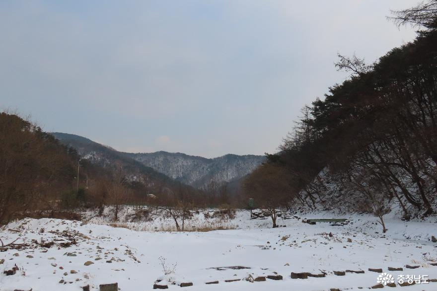 금오산 만석골 겨울 풍경