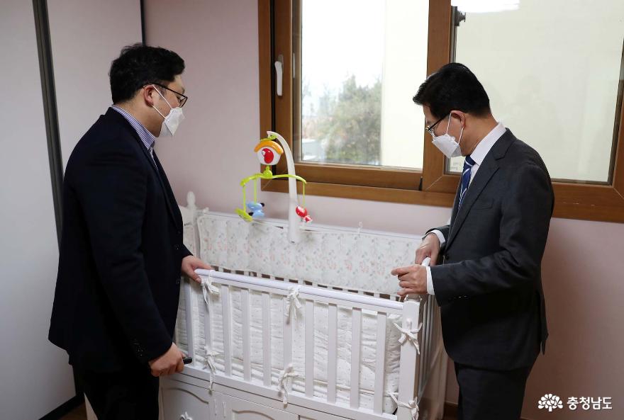 양승조 지사, 아동학대 대응체계 현장 점검