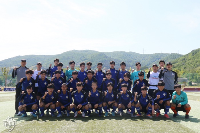 충남아산FC U18 선수단, 천안서 열리는 K리그 유스챔피언십 출격…조별리그 통과 목표