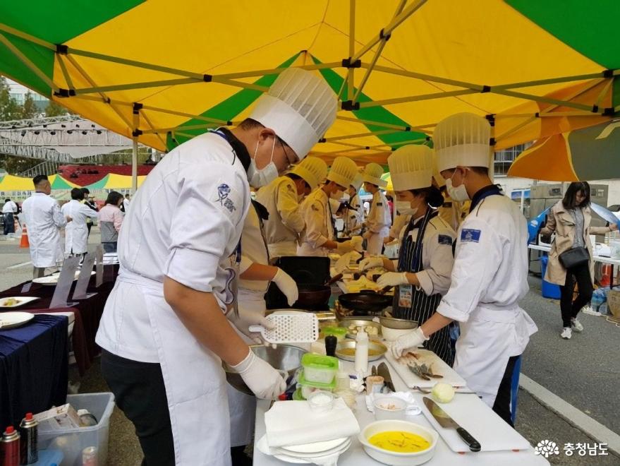 요리경연대회 자료 사진(2018년 군문화축제)