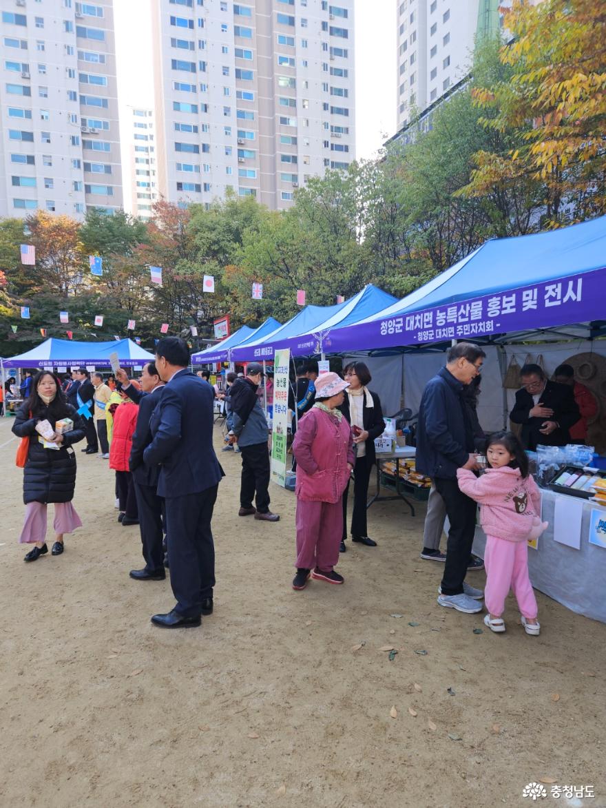 대치면주민자치회, 서울에서 농산물 판매