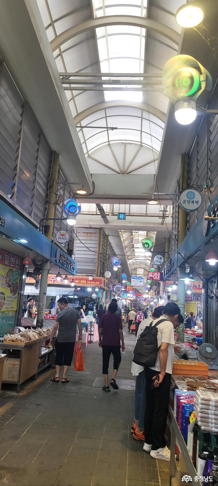 아산 온양온천 전통시장 사진