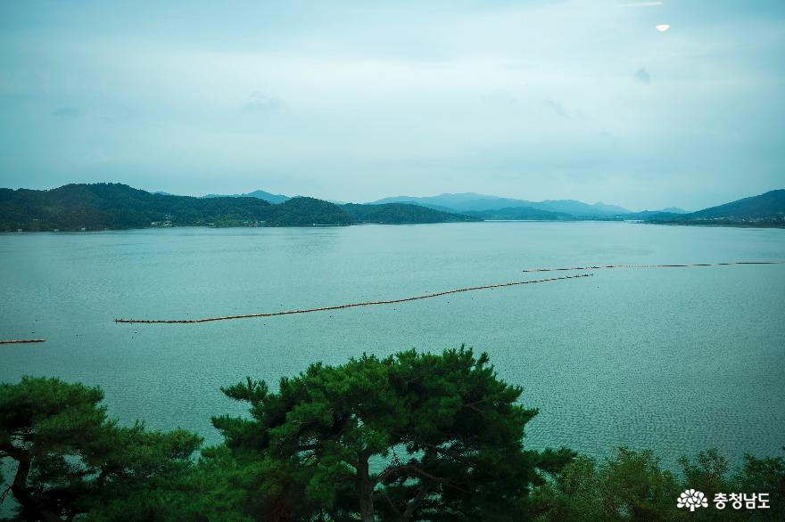 쉼하우스에서 바라본 예당호