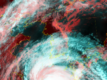 태풍 볼라벤 북상 … 내일 충남 서해안 통과