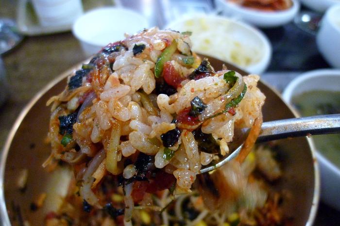 충남 로컬푸드 '미더유'인증 알밤육회비빔밥