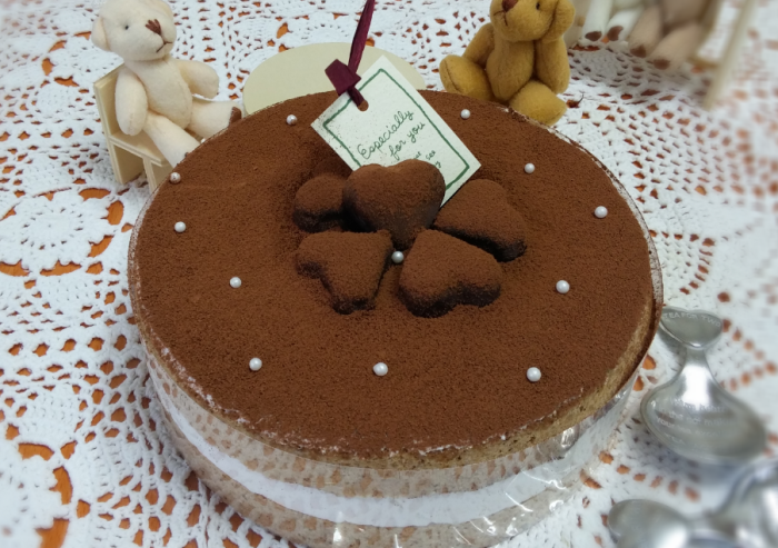 초코 떡 케이크