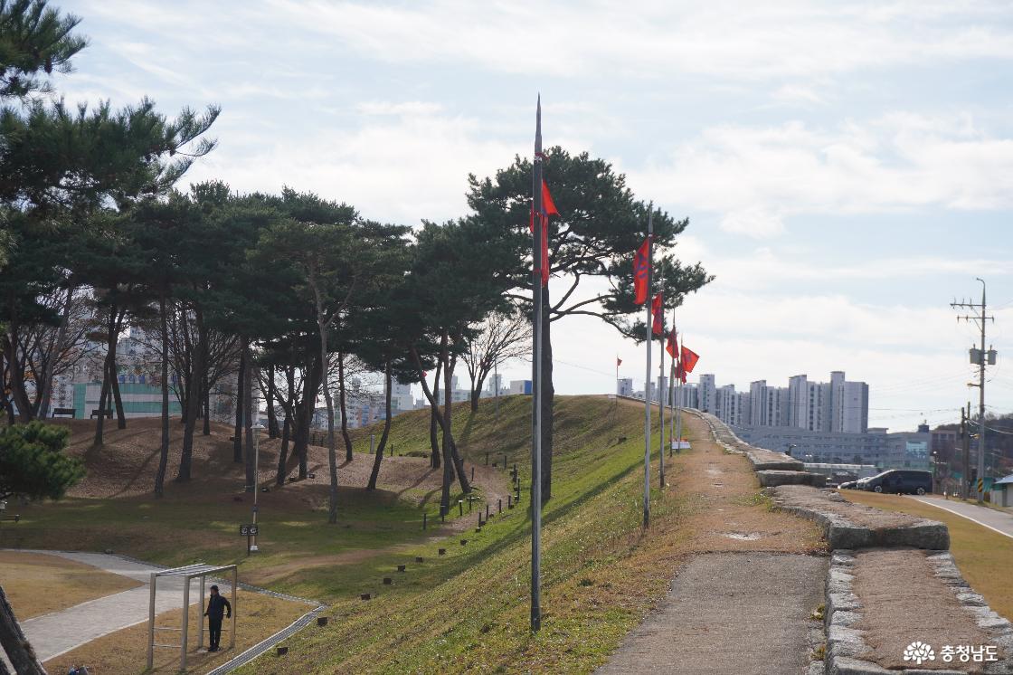 성벽 위에서 바라본 풍경