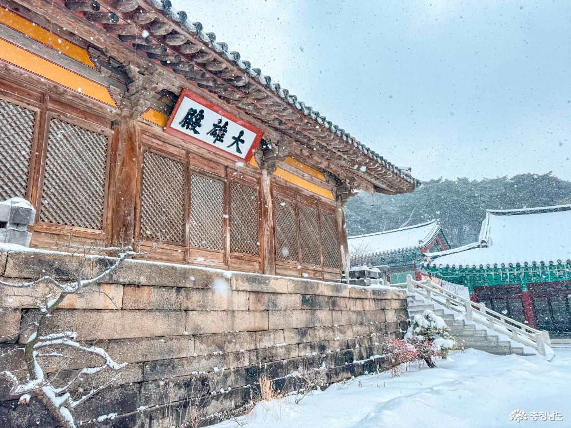 한겨울에 찾아간 수덕사 겨울 설경