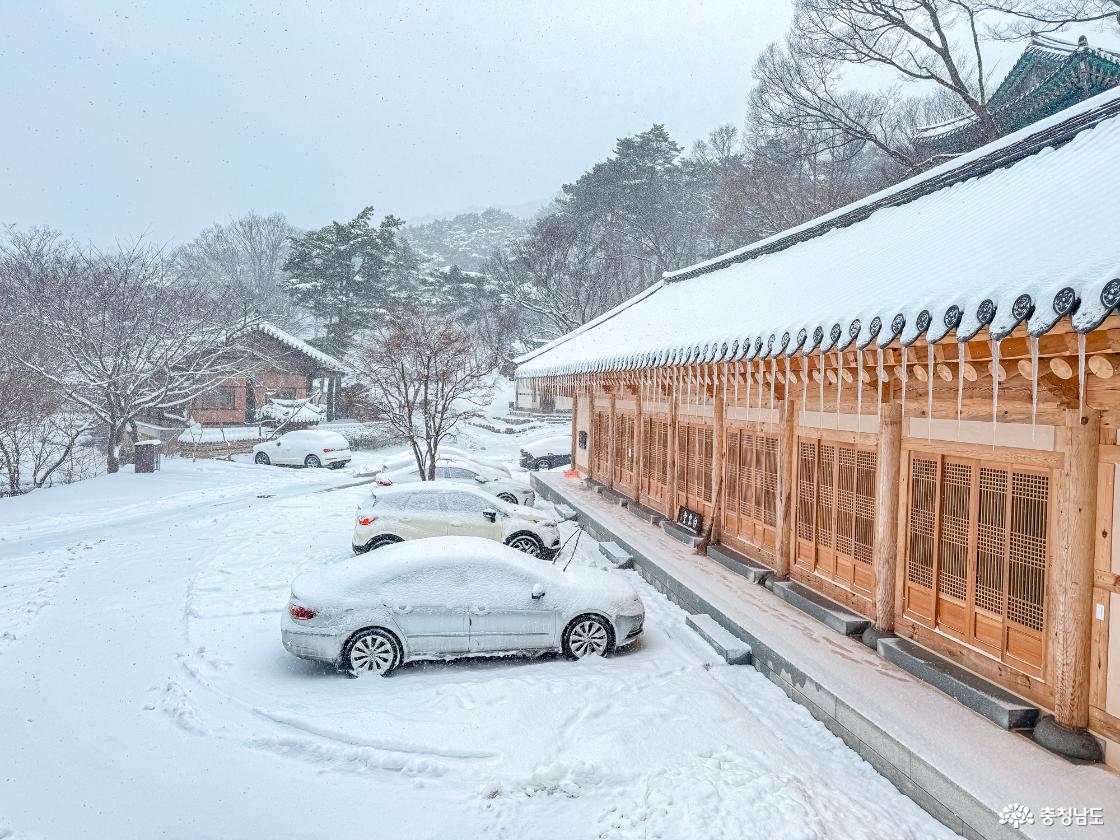 한겨울에 찾아간 수덕사 겨울 설경