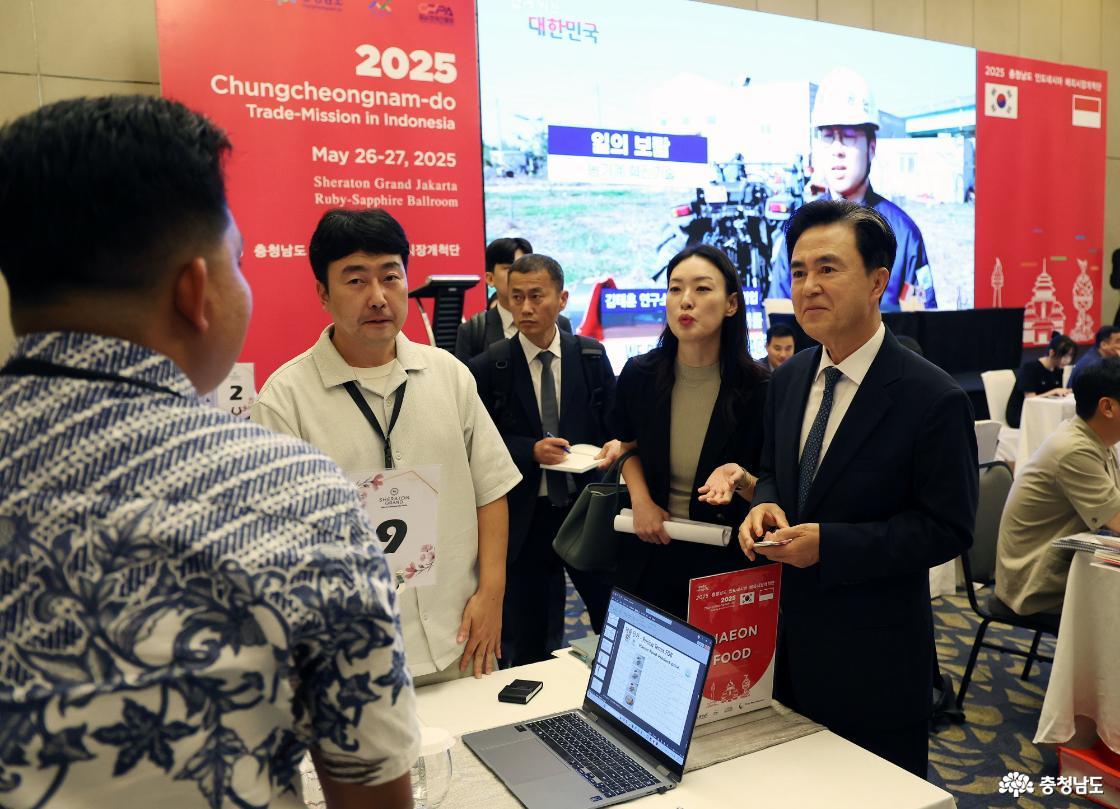 Chungnam Overseas Market Development Delegation Export Consultation in Indonesia