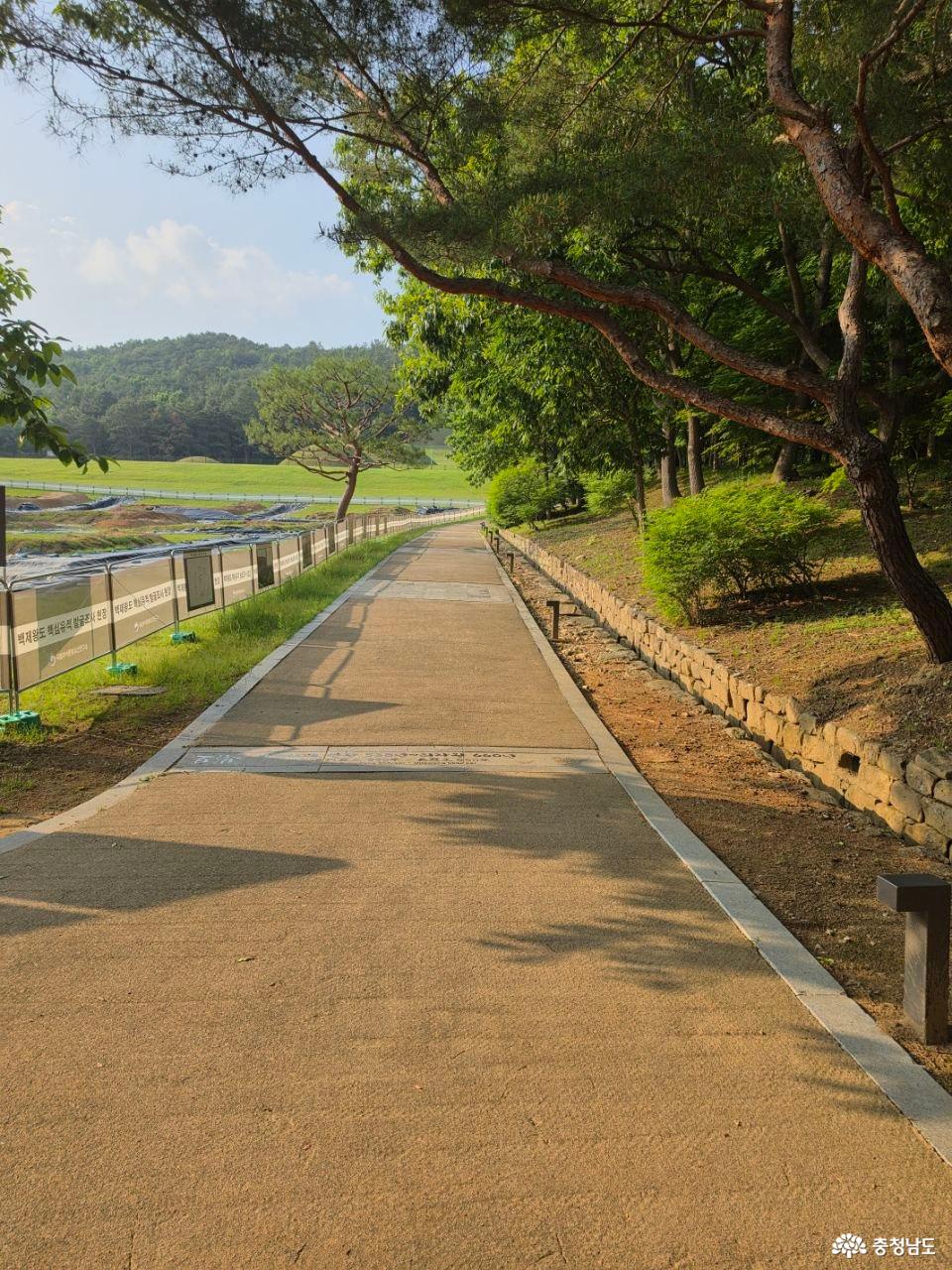 중앙 고분군으로 가는 길