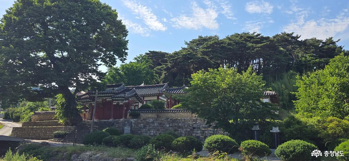 대흥향교 앞에서 찍은 전경