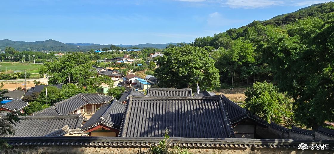 대성전 뒷편에서 바라본 전경
