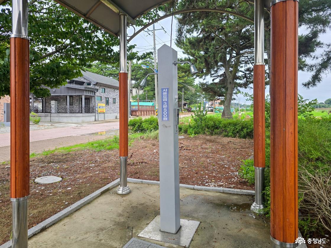 몽산포해수욕장 야외샤워장