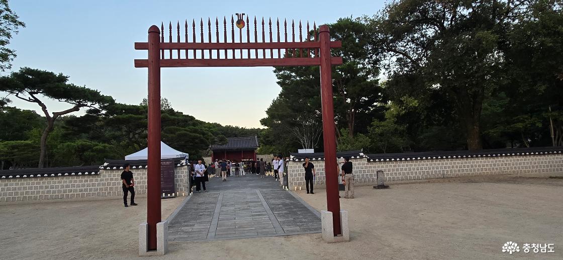 칠백의총 입구 모습